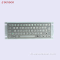 Metalic Keyboard fir Informatiounskiosk